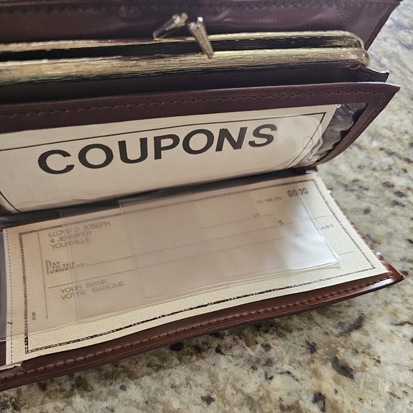 VINTAGE Sullinni Brown Quilted Wallet - Picture 4 of 7